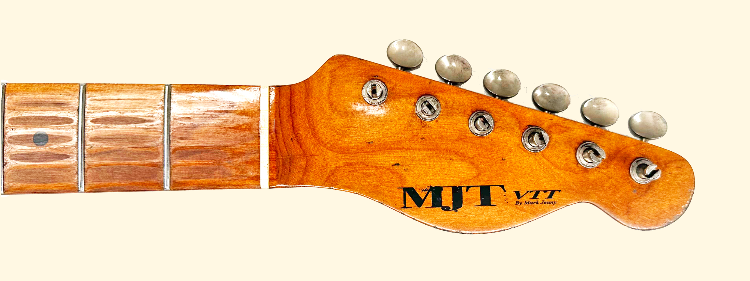 Vintage Amber MJT VTT Neck — MJT Aged Guitars
